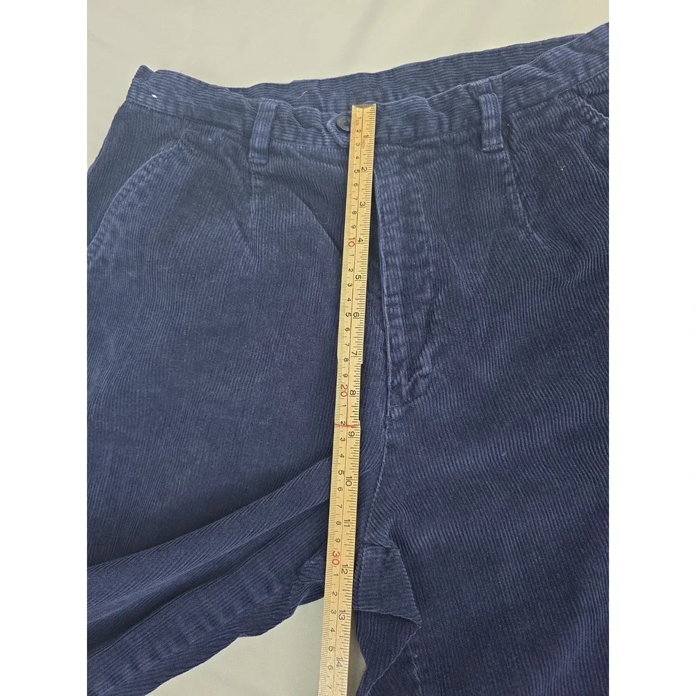 Vintage Y2K Corduroy Pants By Northern Reflections Womens 12 Blue Cotton Stretch